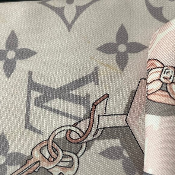 Louis Vuitton Monogram Confidential Bandeau Scarf Pink M70637 - Picture 8 of 8